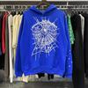 Comercio Exterior Sp5der Cantantes de Hip Hop Europeos y Americanos con Letras Estampadas 555 Sudadera con Capucha para Parejas para Hombre y Mujer Y2K Tide
