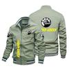 Jaqueta Corta-Vento Esportiva Tendência Nova Outono/Inverno Exportação Aliexpress Wish Masculina Tamanho Grande Jaqueta com Logo de Carro Masculina