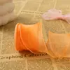 Stock Listo del Fabricante 4cm 10 Yardas Borde Liso Cola de Pez Ondulada Cinta de Hilo para Ramo de Flores Embalaje Cinta para Borde de Pastel Hecho a Mano DIY