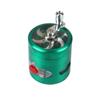 Grinder de metal para cigarrillos de 63 mm directo de fábrica de mano con cajón grinder de gradiente colorido pipa grinder para cigarrillos