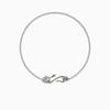 Anillo de Diamantes Niche Personalizado Ins Lujo Ligero Trendy Cool Collar Serpiente Espíritu Neutro Simple Collar Clavícula Colgante de Moda
