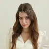 Nueva Joyería Transfronteriza Europea y Americana, Cadena para el Cabello con Colgante de Pedrería y Borlas de Moda y Sencillo, Joyería para la Frente de Alto Nivel Estilo Princesa
