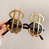 Gafas de sol de moda para niñas, divertidas y bonitas de dibujos animados para cumpleaños, populares en internet de Corea del Sur, accesorios de fotos para niñas.