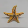 Anillo de Dedo Índice con Forma de Estrella de Mar Plisada Estilo Vacaciones en la Costa Personalidad Europea y Americana Nicho Elegante Joyería de Alta Gama para Mujeres