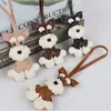 Colgante de Cachorro Schnauzer en Stock Encanto para Bolso de Muñeca de Cuero Llavero Lindo de Gama Alta Regalo de Vacaciones