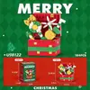 Serie de Árbol de Navidad de Papá Noel Muñeco de Dibujos Animados Modelo Adornos Bloques de Construcción de Micropartículas Juguetes Educativos de Ensamblaje Venta al por Mayor