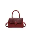 2026 Novo Estilo Coreano Nicho Chic Francês Simples Versátil Patchwork Moda Bolsa Transversal de Ombro Pequena Quadrada Feminina