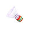 Bádminton de plástico de color de cabeza grande para niños, material de protección ambiental, pelota de arcoíris, bádminton para niños, tiro en interiores especial