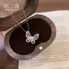 Colgante natural de alta calidad de jade de agua helada bañado en plata con alta retención de color, collar de calabaza transparente como el hielo, cadena para la clavícula de lujo ligero color huevo de paloma