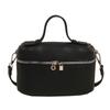 Bolsa Quadrada Pequena de Mão Estilo Coreano Simples com Textura de Pedrinhas para Venda por Atacado, Bolsa Transversal Feminina Elegante e Versátil da Moda