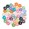 Acrílico Degradê 20mm Flor de Cinco Pétalas Sem Furos Brincos DIY Acessórios de Cabelo Patches Pingentes Acessórios de Joias Atacado