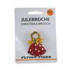 Regalo de Navidad Directo de Fábrica 3 Luces LED Insignia de Ángel Joyería para Fiesta Broche Luminoso para Árbol de Navidad