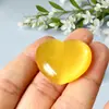 Pendente de Coração Rosa da Sorte Pedra Olho de Gato Amor Estilo Simples Fashion Joias de Cristal Rosa Fabricante Atacado