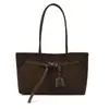 Moda 2025 Otoño Nuevo Bolso de Hombro Maillard Nicho Bolso de Mano de Alta Gama Bolso Tote de Gran Capacidad