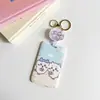 Jiyika wow chiikawa conjunto de crachás de acrílico fofo para estudante conjunto de cartões deslizantes de alto valor atacado