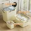 Huabao Cesta para Ropa Sucia Cesta de Almacenamiento para Ropa y Calcetines Dormitorio Baño Inodoro Baño Cesta de Lavandería Almacenamiento