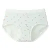 8054 Menina Lolita Francesa Atmosfera Floral 10A Roupa Íntima Antibacteriana Cintura Média Cobertura do Quadril Respirável Calcinha para Mulheres