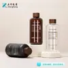 Botella Redonda de Hombro Pura para Sub-Embotellado de 500ml Transfronteriza Elegante Portátil Viaje Cuidado Removedor Tónico Loción Botella Vacía