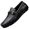 Zapatos de Hombre de Piel Genuina 2026 Nuevo Estilo Zapatos de Negocios Británicos Transpirables Suela Suave Zapatos Casuales Mocasines Slip-on Hombre