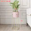 Soporte de exhibición para plantas de bonsái, soporte de flores metálico de doble capa, nuevo modelo 2021 para sala de estar, estante para flores junto al mueble de TV