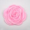 Comercio exterior superventas 9cm rizado tela de satén borde quemado modelado flor DIY accesorios para el cabello ropa zapatos y sombreros decoración