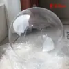 Bola transparente casca de bola de plástico bola acrílica bola oca pingente de bola pingente de bola para pendurar jardim de infância criação ambiental bola de Natal
