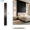 Suministro exclusivo transfronterizo de paneles PET de madera con listones cubiertos por tres lados para absorción acústica, decoración de pared de MDF para dormitorios, salas de estar, hoteles y salas de piano