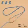 Cordón para colgante de perlas y ágata tejido a mano, cordón de collar ajustable para colgantes de Pixiu de jadeíta y hebilla de paz