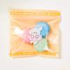 Bolsa Ziplap Universal Corea del Sur Dibujo Animado Lindo Snack Dulce Hebilla Cabeza de Niña Embalaje de Regalo de Joyería Bolsa de Almacenamiento de Juguetes