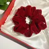 Anillo para el pelo de terciopelo dorado con forma de intestino grueso de cerdo transfronterizo, flor para coleta femenina, anillo para el pelo, cuerda para el pelo de moda, accesorios para el pelo femeninos en stock, venta al por mayor