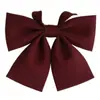Corbata de moño de color sólido Jk Camisa Uniforme Japonés para Mujer Cuello de moño de todas las combinaciones Flor