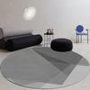 Alfombra Redonda Simple de Lujo Ligero Transfronterizo Sala de Estar Hogar Tapete para Pies Estudio Oficina Alfombra para Silla de Computadora Dormitorio Manta de Cabecera