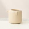 Beige Taza Justa Cerámica Juego de Té Kung Fu Piezas de Repuesto Mar de Té Hogar Individual Doble Oreja Anti-Escaldado Taza Masculina Separador de Té