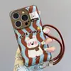 Capa Protetora para Celular Scarf West Highland Adequada para Oppo Xiaomi 14/15 Redmi K80Vivos30 Capa Protetora Anti-Queda Abrangente