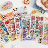 Serie de Gráficos Estelares Lindos Transfronterizos Zabc Pegatinas Planas Materiales Lindos para Diario de Animales 6 Diseños