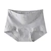 Bóxers de algodón puro de tiro alto para mujer, ropa interior antibacteriana de algodón puro 10A con entrepierna extendida para niñas, ropa interior para mujer de talla grande para mujeres de talla grande