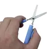 Tijeras Portátiles en Forma de Bolígrafo, Tijeras Seguras para Niños, Tijeras de Papelería para Oficina, Tijeras Portátiles para Usar en Movimiento