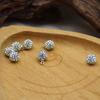 Colgante de resina ligera y rica, bola de diamante de alta calidad, accesorios para collar, pendientes, accesorios para colgantes, fabricantes de accesorios al contado