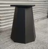Soporte de pata de mesa redonda patas de mesa de madera maciza mesa de comedor base de mármol travertino pata de mesa cilíndrica irregular cono chino