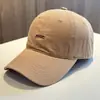 Gorra de Béisbol Lavada Estilo Coreano 2026 con Bordado de Letras Pequeñas, Versátil para Actividades al Aire Libre, Gorra Deportiva Simple