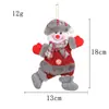 Musgo Criativo Árvore de Natal Boneca Acessórios Papai Noel Boneco Boneco de Neve Decoração de Shopping de Férias Pingente Dançante