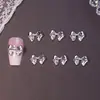 Acessórios Populares de Laço de Liga com Fita para Unhas 3D DIY Kit de Material para Brincos Acessórios Decorativos de Unha Vestíveis
