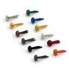 Tachuelas Mini de Dos Patas de 4.5 mm para Niños DIY Hechas a Mano Tachuelas Redondas Metálicas de Dos Patas Tachuelas de Doble Patilla Remaches Remaches Bifurcados