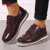 Juti em estoque 2025 Primavera e Outono Novo Comércio Exterior plus size 5-11 Sapatos Casuais Femininos Sapatos de Renda