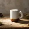 Taza de Cerámica Cambiada por Horno de Leña Retro Gran Capacidad Taza de Café para el Hogar Taza de Agua de Cerámica Gruesa Estilo Pareja Souvenir