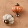 Diámetro de 36 mm Mango de Acrílico de Calabaza Colorido Tirador de Puerta de Gabinete Cajón de Armario Retro Americano Muebles