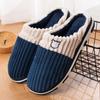 Chinelos de Algodão para Homens, Novo Estilo Outono e Inverno, Uso Doméstico Interno, Sola Grossa, Antiderrapante, Quente, Pelúcia, Doméstico, Inverno Feminino
