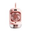 Amyku Enfriador de Aire Transfronterizo de 24 Años Rd22 Ventilador Humidificador Giratorio con Luz Ambiental Cálida, Oscilación Automática y Pantalla Digital