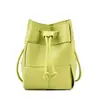 Bolsos Pequeños al por Mayor Transfronterizos para Mujer 2026 Nueva Moda Bolso Cubo Tejido a Mano de PU Bolso de Hombro Cruzado de Gama Alta