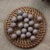 Pulsera Estilo Nacional Fragancia de Ámbar Cuentas de Buda para Jugar Cuentas Sueltas Pulido a Mano Fragancia Medicinal Pulsera Antigua Cuentas Fragantes de los Cinco Elementos